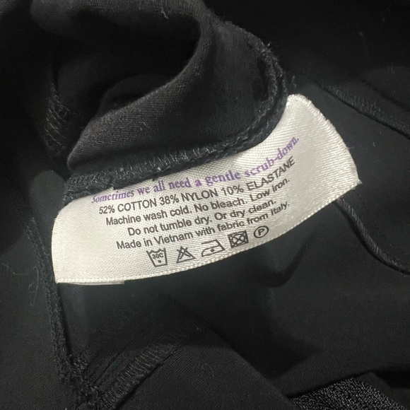 MM LAFLEUR Black Dress  Pants Inseam 25 Side Zip - Picture 8 of 9